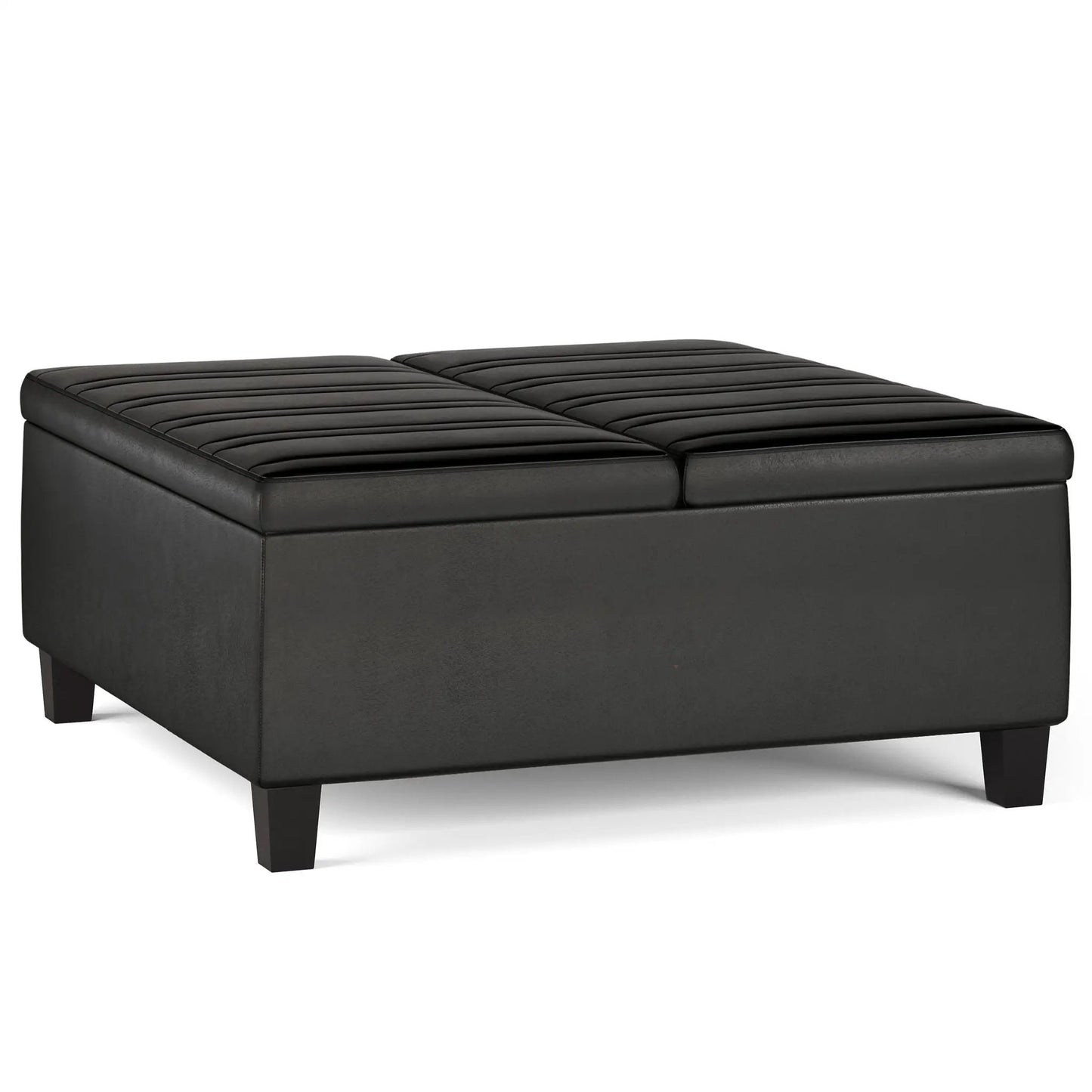 Ellis Coffee Table Storage Ottoman Contemporary