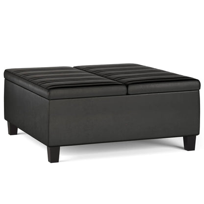 Ellis Coffee Table Storage Ottoman Contemporary