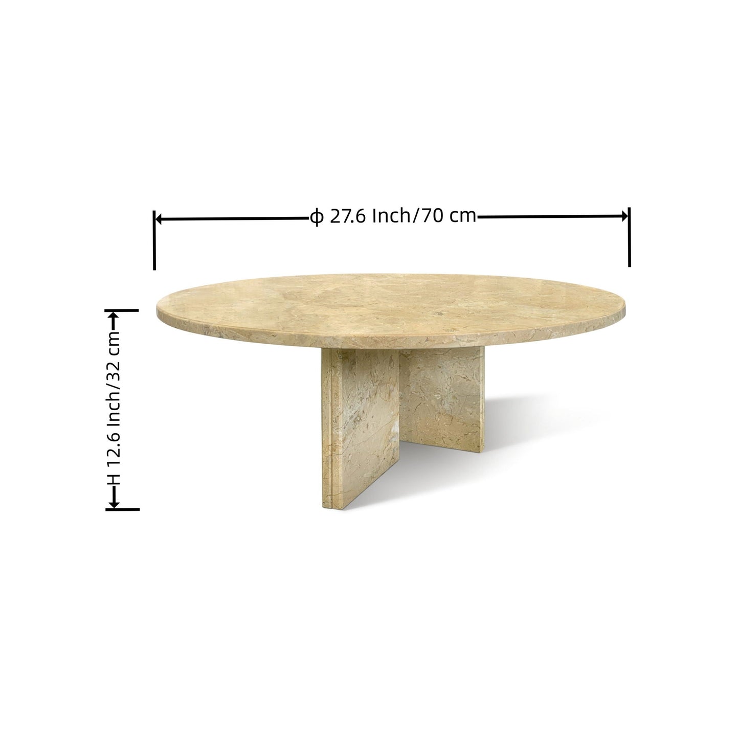 Luxury Marble Coffee Table With Unique Veining