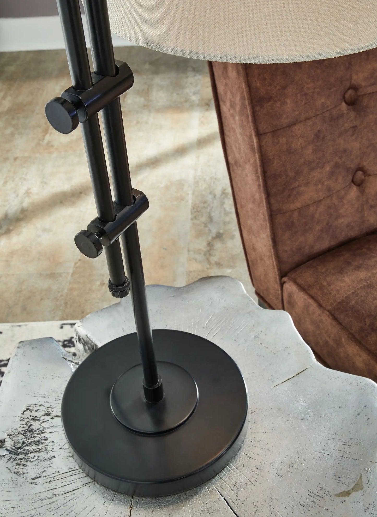 Baronvale Metal Accent Lamp With Drum Shade