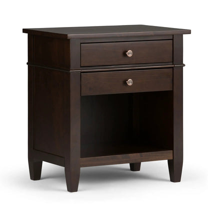 Carlton Bedside Table Handcrafted Solid Wood