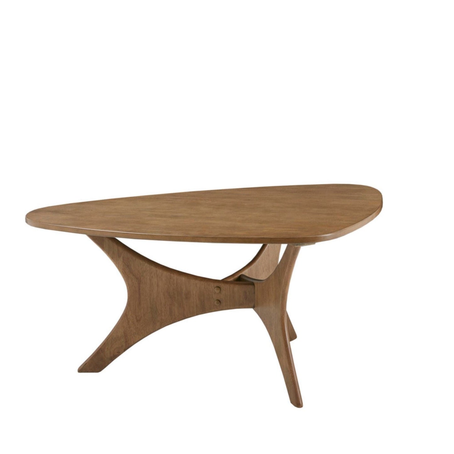 Triangle Table With Unique Design and Elm Finish