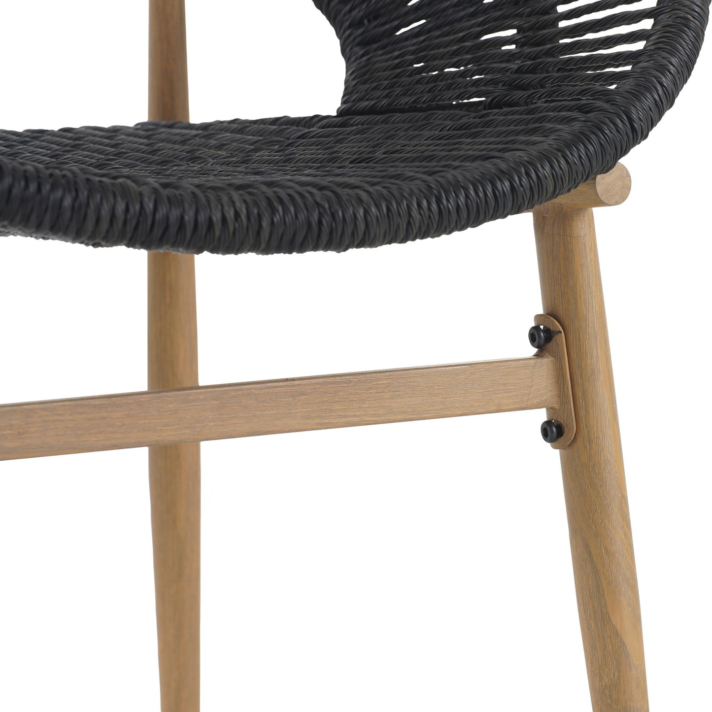 Cyril Rustic Modern Outdoor Papasan Dining Chair