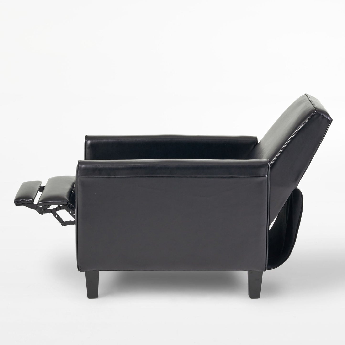 Upholstered Push Back Recliner Chair and Lounge