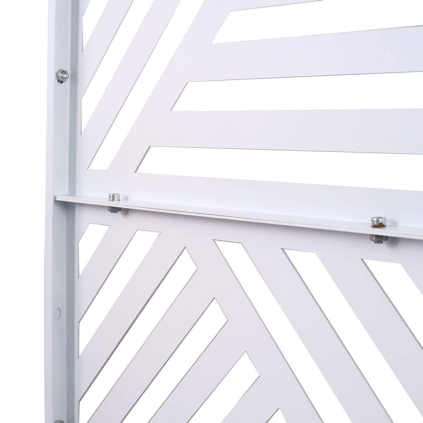 Freestanding Metal Privacy Screen and Stand