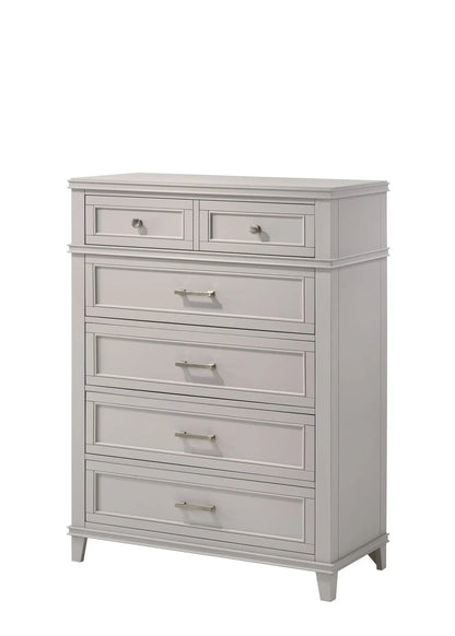 5 Drawer Chest with Antique Finish for Storage