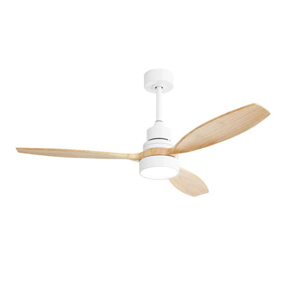 Indoor Ceiling Fan with Dimmable LED Light Remote