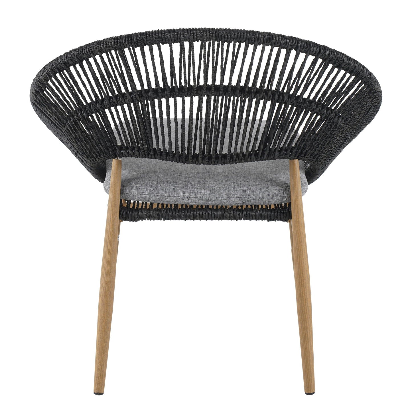 Cyril Rustic Modern Outdoor Papasan Dining Chair