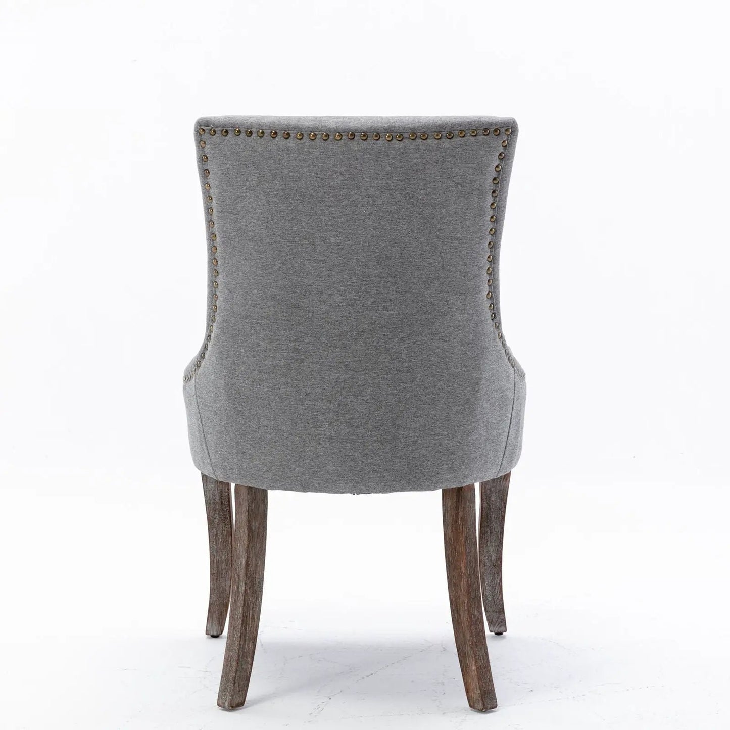 Ultra Side Dining Chair Set of 2 with Nail Heads