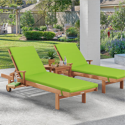 Replacement Outdoor Chaise Cushion And Pillow