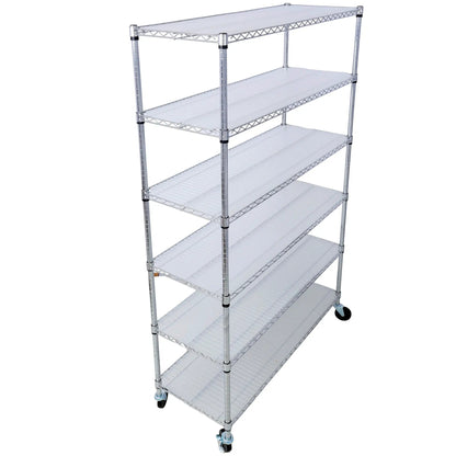 6 Tier NSF Metal Wire Shelving Unit for Storage