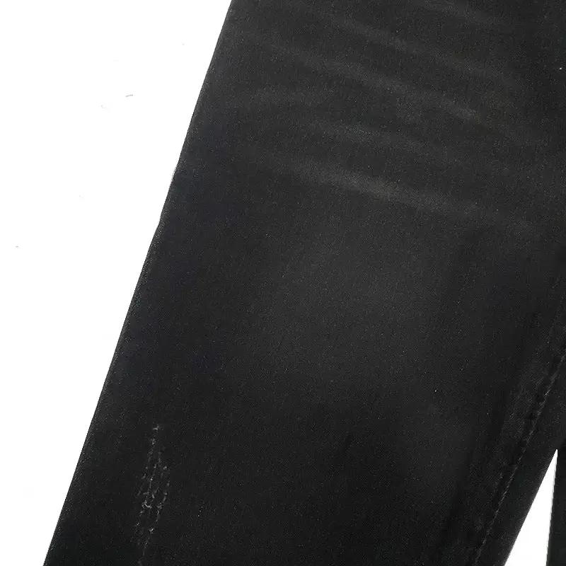 Maternity jeans high waist black stretch denim with visible seam and subtle wear on Tampa Home & Garden Store