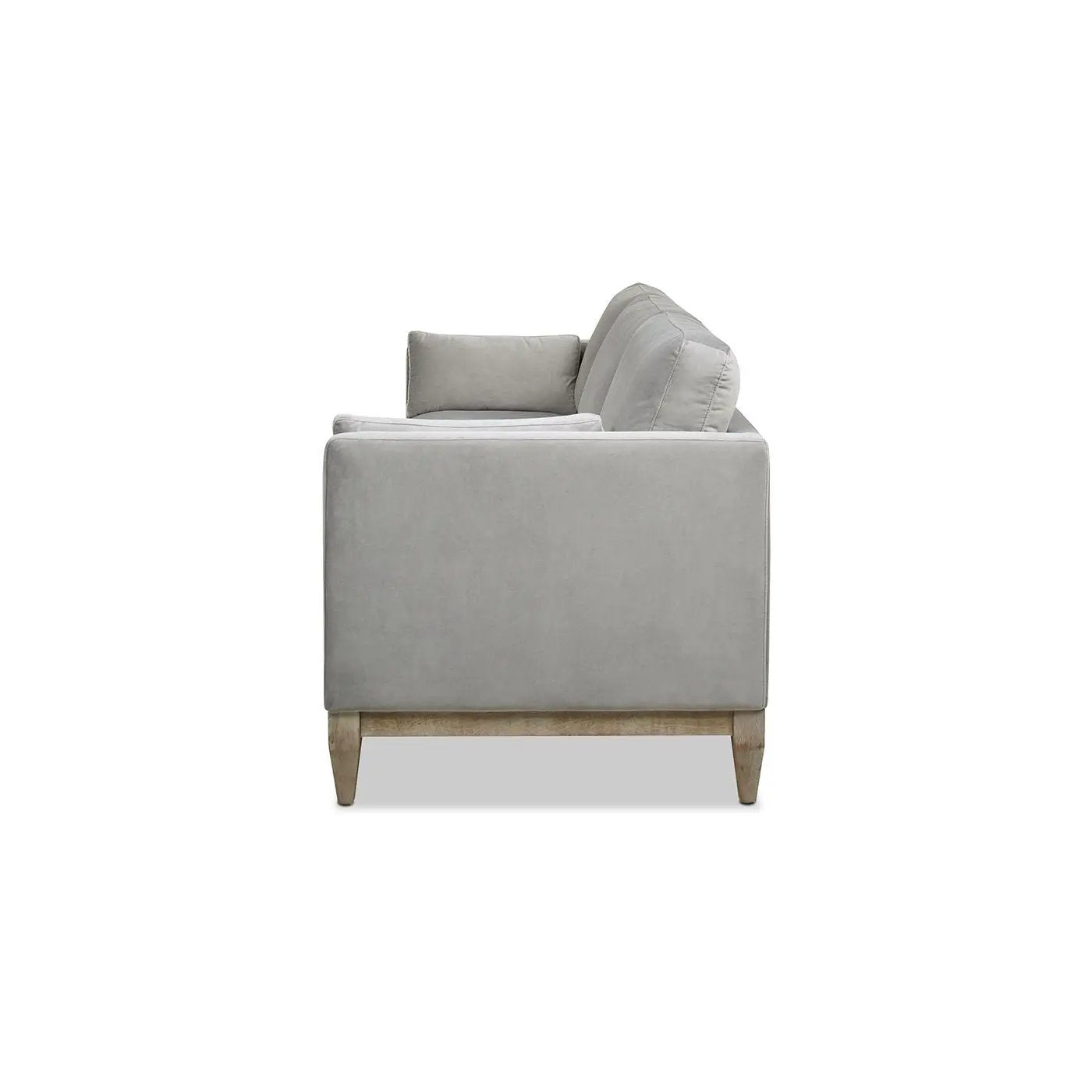 Knox Modern Farmhouse Sofa, light gray fabric, wooden legs, sofa by Unique Piece Furniture on Tampa Home & Garden Store
