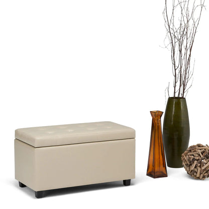 Cosmopolitan Upholstered Storage Ottoman Bench