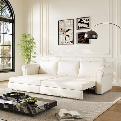 Chesterfield and convertible sleeper sofa