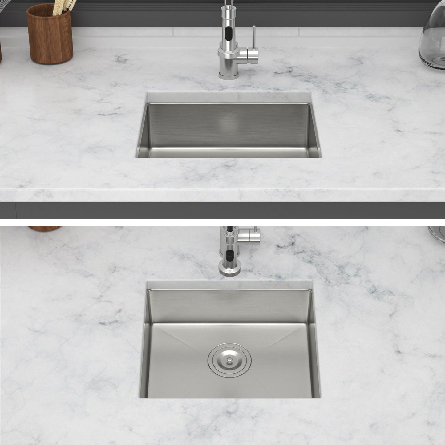 Modern Deep Single Bowl and Stainless Steel Sink