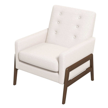 Cole Solid Wood Lounge Chair Mid Century Modern