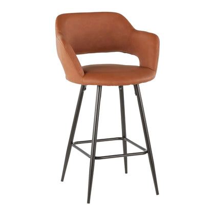 Margarite Contemporary Counter Stool Set of Two