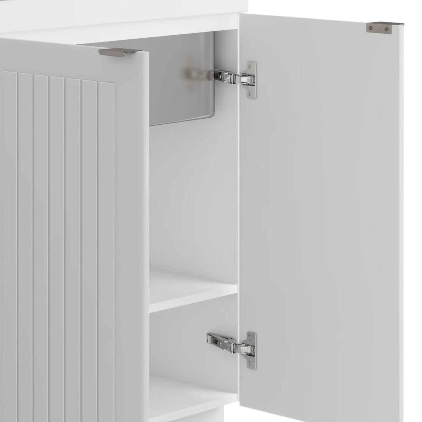 Murphy laundry cabinet white vanity with beadboard door and shelf Tampa Home & Garden Store on Tampa Home & Garden Store
