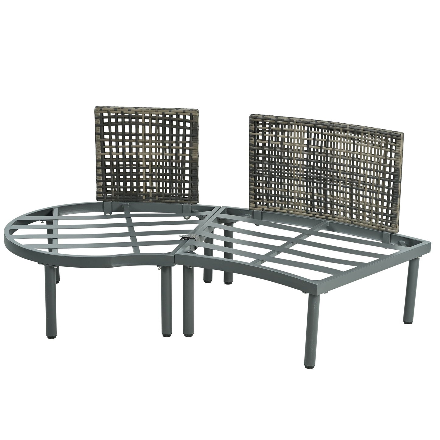 Outdoor Patio 6 Piece Sofa Set And Cushions