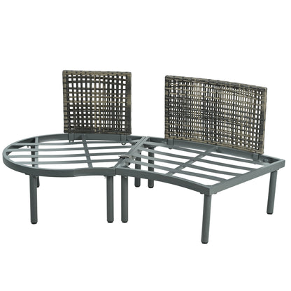 Outdoor Patio 6 Piece Sofa Set And Cushions