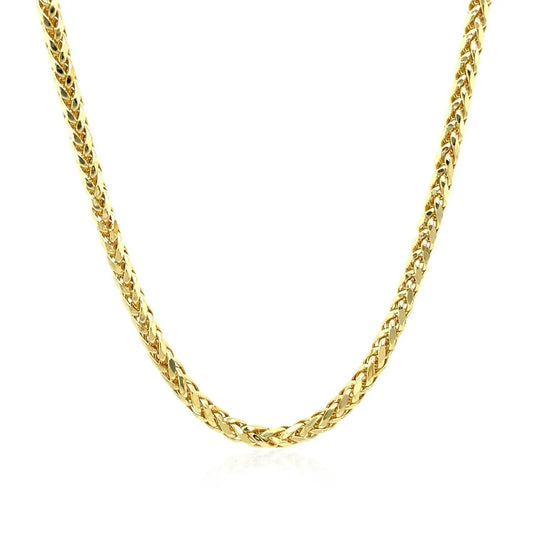 2.7mm 14k yellow gold lite diamond-cut round Franco chain necklace Bids.com on Tampa Home & Garden Store