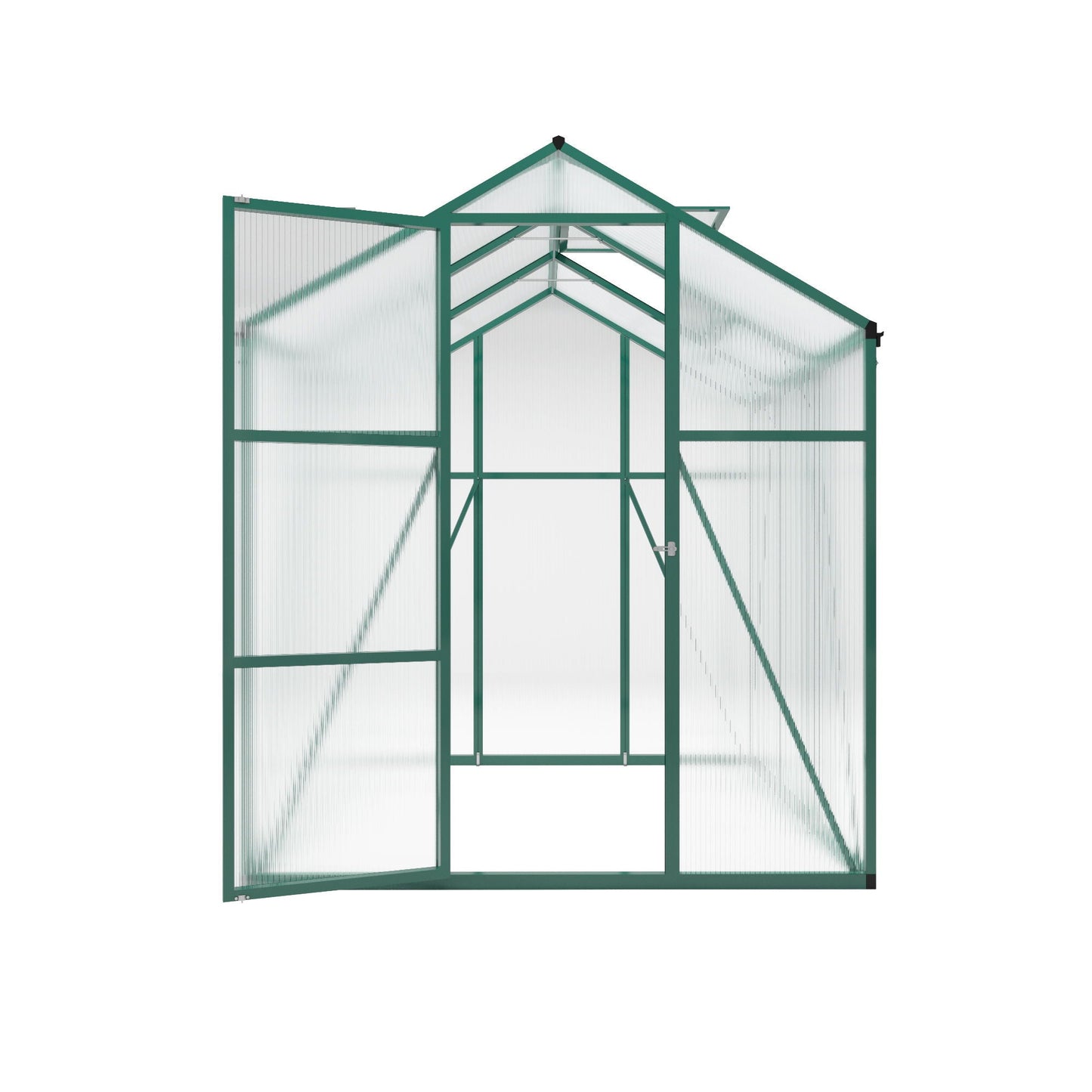 Strong Polycarbonate Walk In Greenhouse and Porch