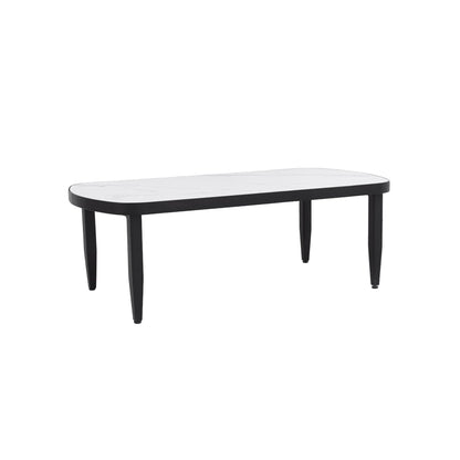 Elegant Outdoor Table with an Aluminum Frame
