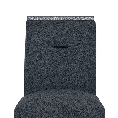 Ariya Bar Stools Set of Two in Dark Gray