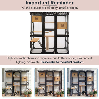 Multi Level Outdoor Cat Enclosure and Platform