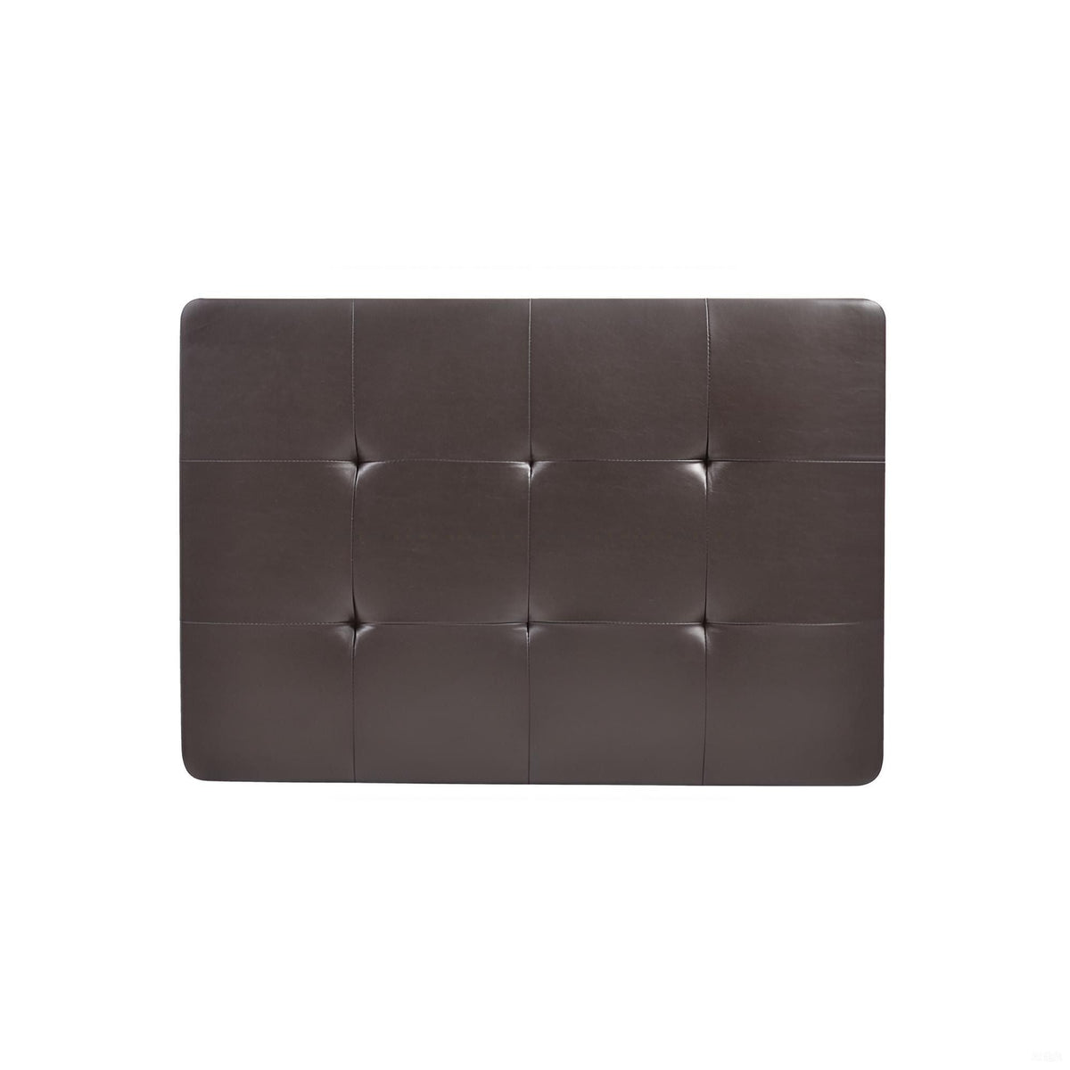 Dark brown storage ottoman with tufted seat, Revere by HouseOfZazla on Tampa Home & Garden Store