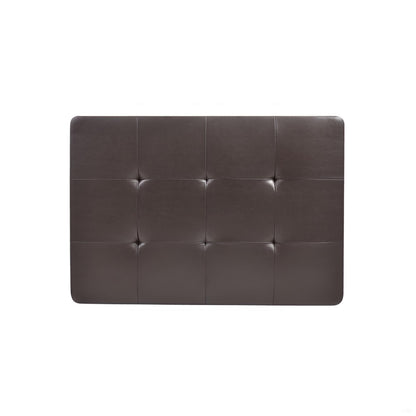 Dark brown storage ottoman with tufted seat, Revere by HouseOfZazla on Tampa Home & Garden Store