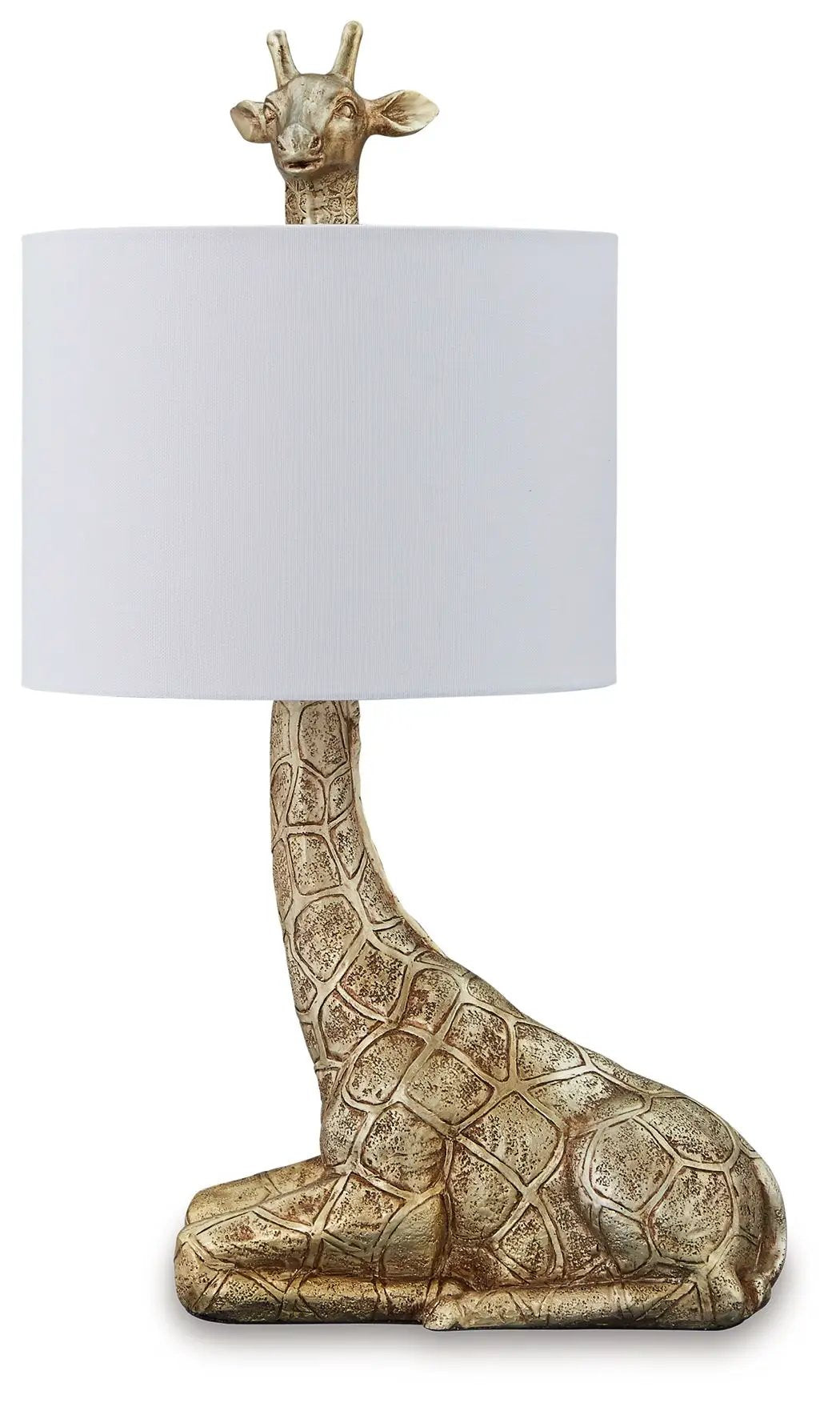 Ferrison Giraffe Table Lamp with Gold Finish