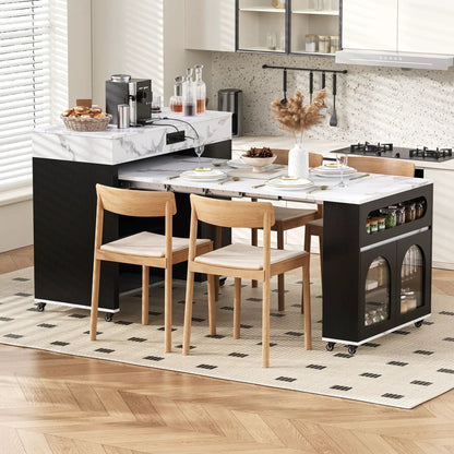 Extendable Dining Table With Folding Top