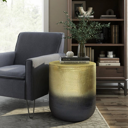 Nova Handcrafted Metal Side Table With Boho Style