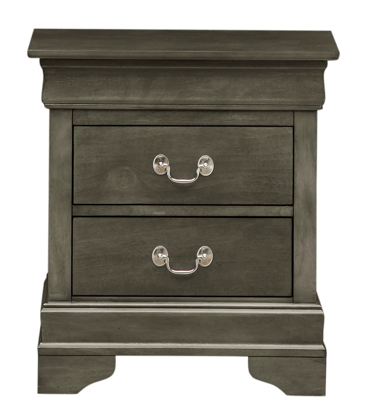 Traditional Nightstand Carved Bases and Curves