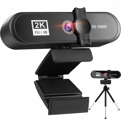 2K 4K Webcam Tripod Autofocus USB Camera