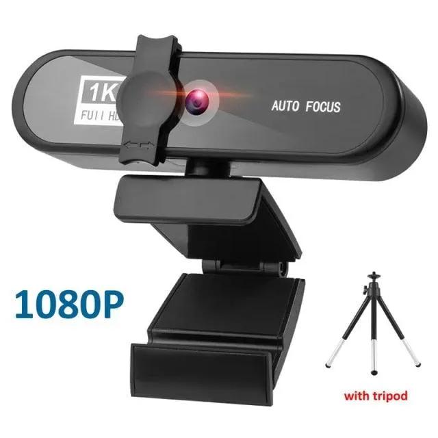 2K 4K Webcam Tripod Autofocus USB Camera