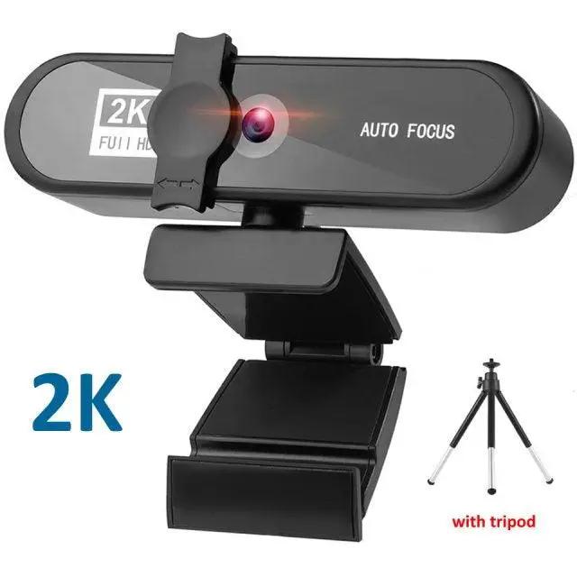 2K 4K Webcam Tripod Autofocus USB Camera