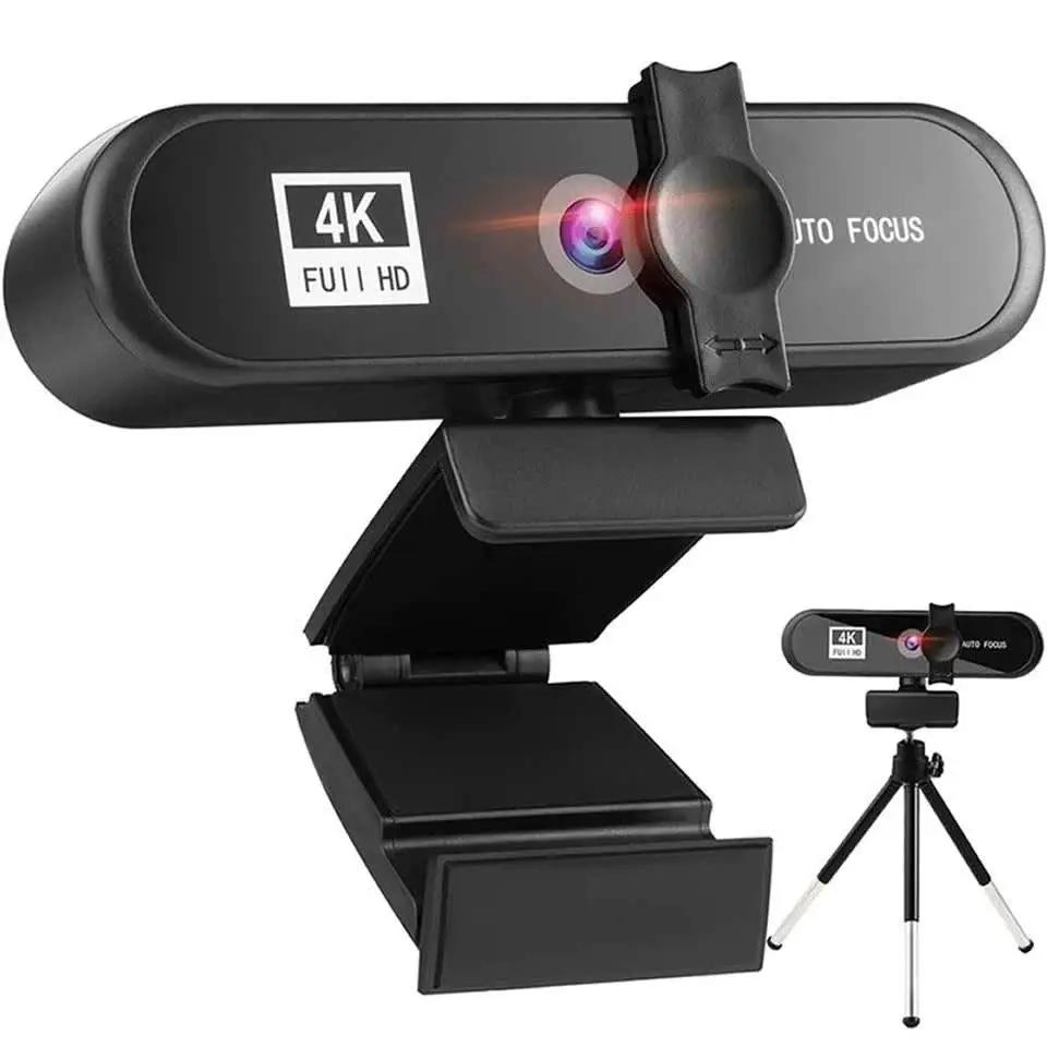 2K 4K Webcam Tripod Autofocus USB Camera