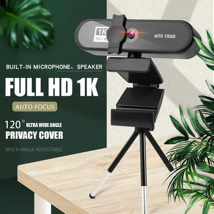 2K 4K Webcam Tripod Autofocus USB Camera