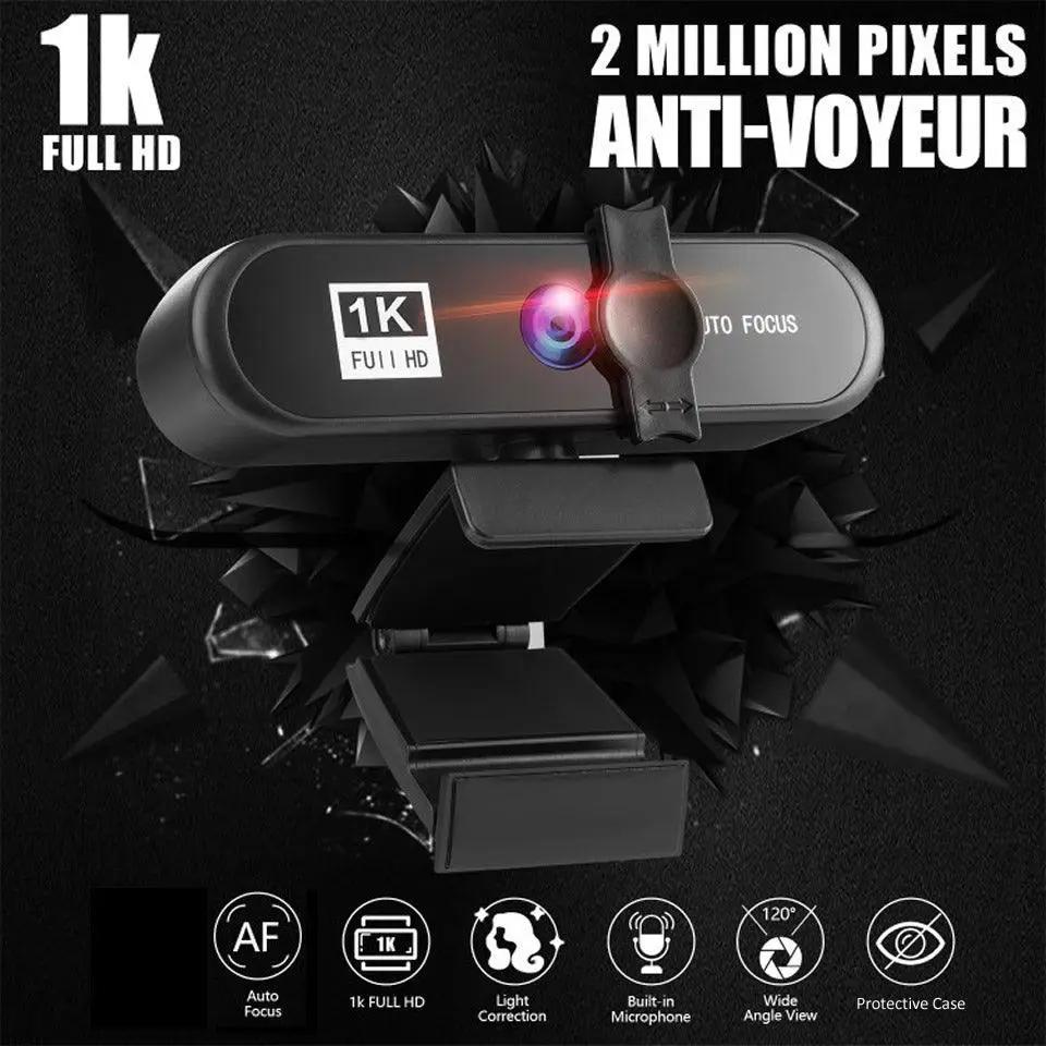 2K 4K Webcam Tripod Autofocus USB Camera