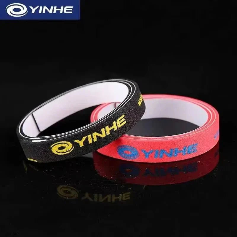 YINHE table tennis wristbands, black with yellow logo and red with blue logo, pair on Tampa Home & Garden Store