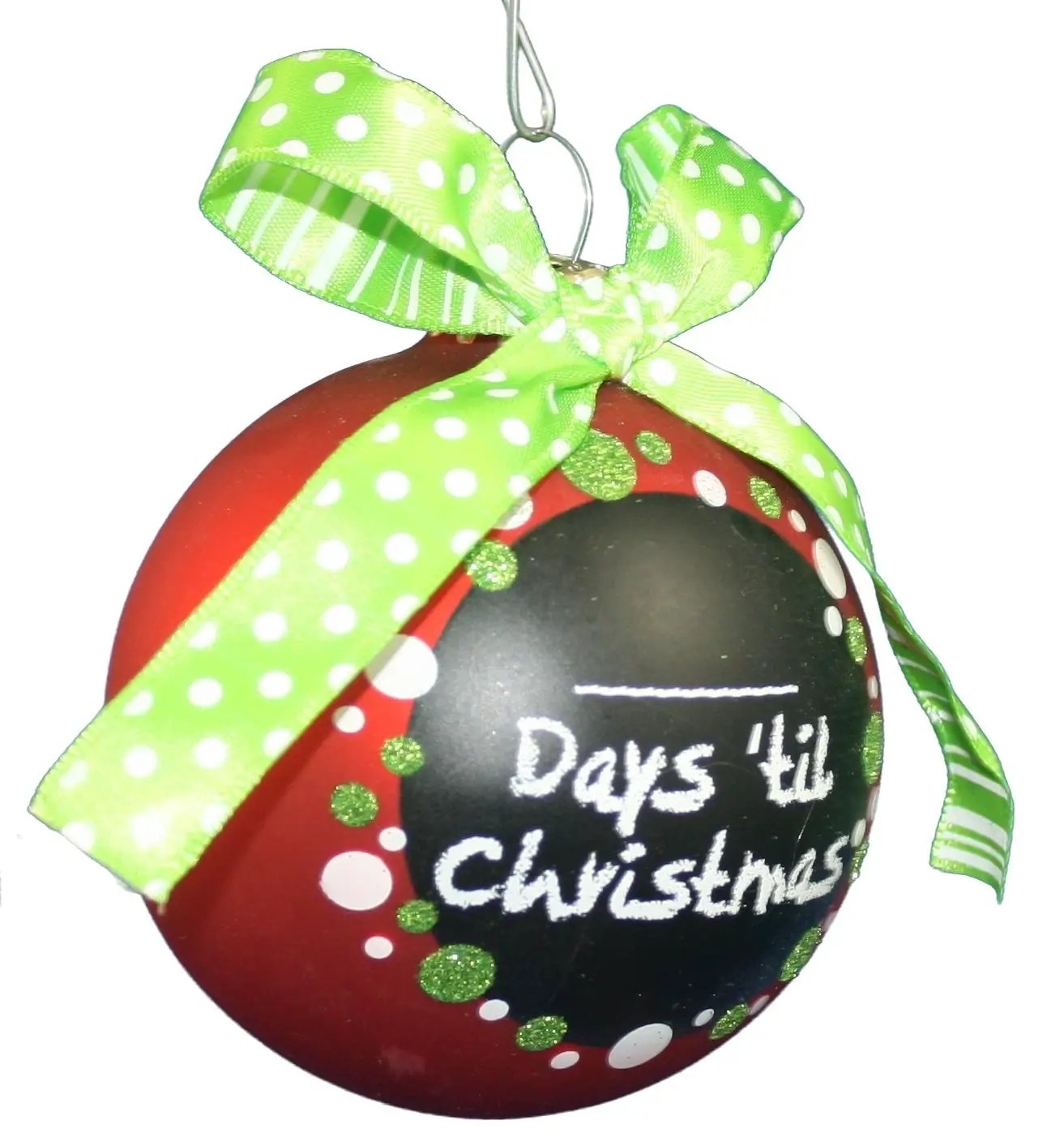 3 1/4" Balls With Chalkboard Sign - Days - Tampa Home & Garden Store