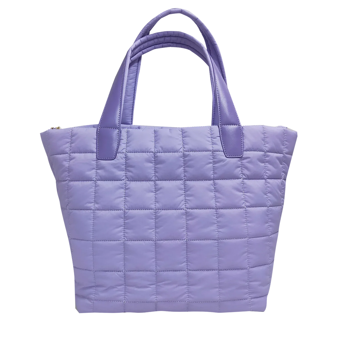 Quilted Nylon Tote – Lightweight, Triple-Zip, Travel & Work Ready