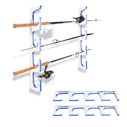 3, 4, 6+ Fishing Rod Racks Wall or Ceiling Mount Fishing Pole Storage Rack - Tampa Home & Garden Store