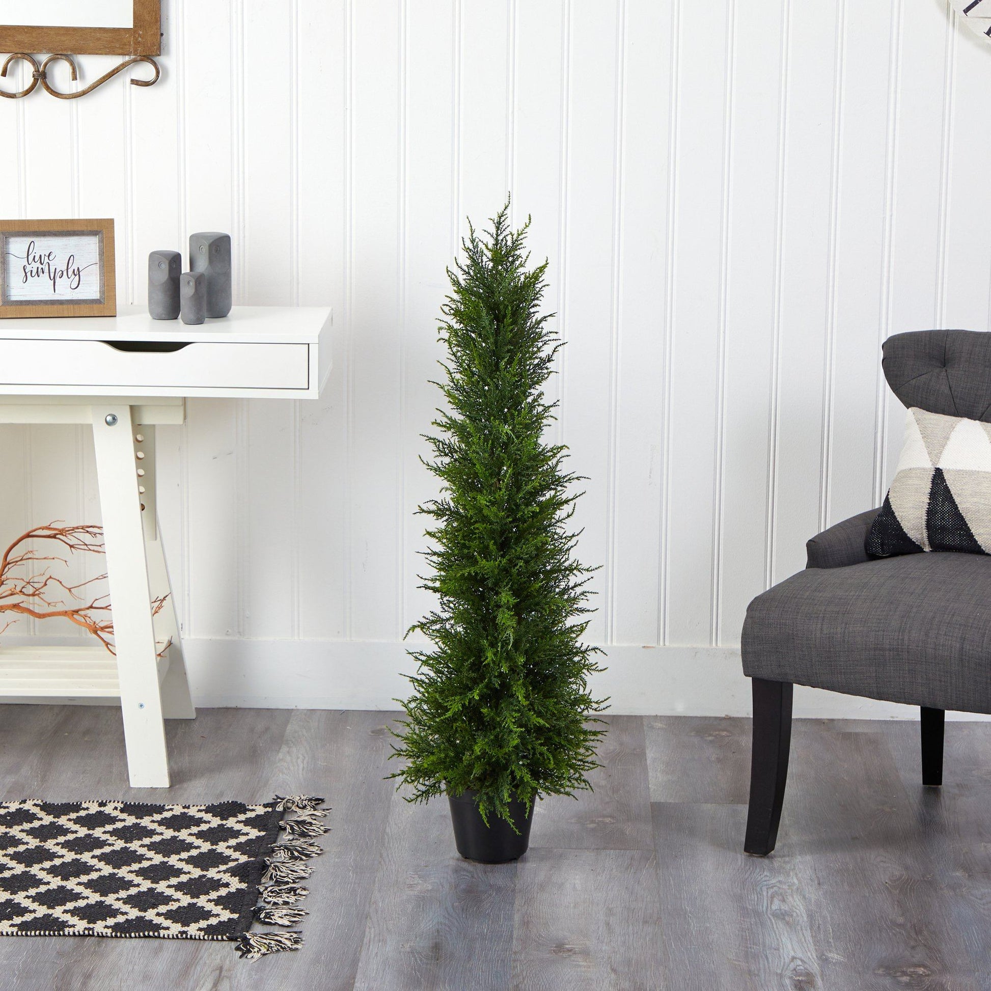 3.5’ Cypress Artificial Tree UV Resistant (Indoor/Outdoor) - Tampa Home & Garden Store