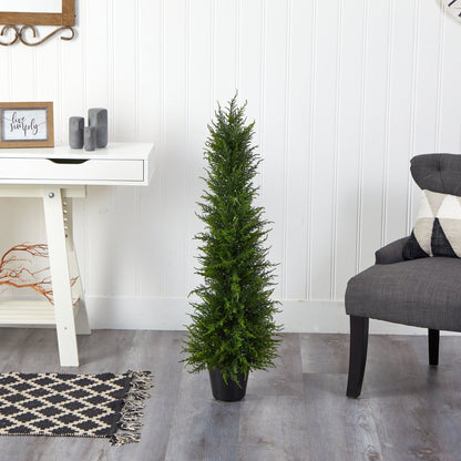 3.5’ Cypress Artificial Tree UV Resistant (Indoor/Outdoor) - Tampa Home & Garden Store