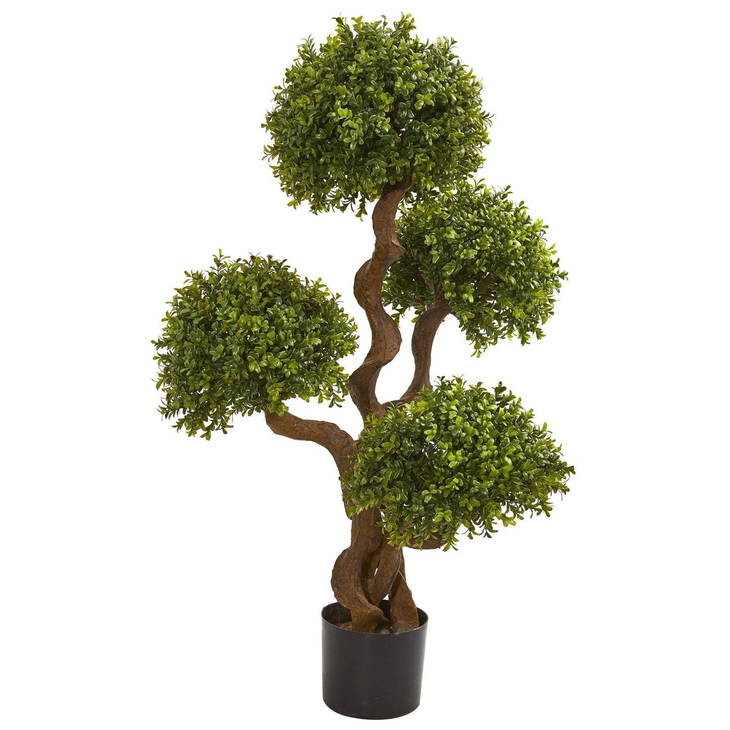 3.5’ Four Ball Boxwood Artificial Topiary Tree - Tampa Home & Garden Store