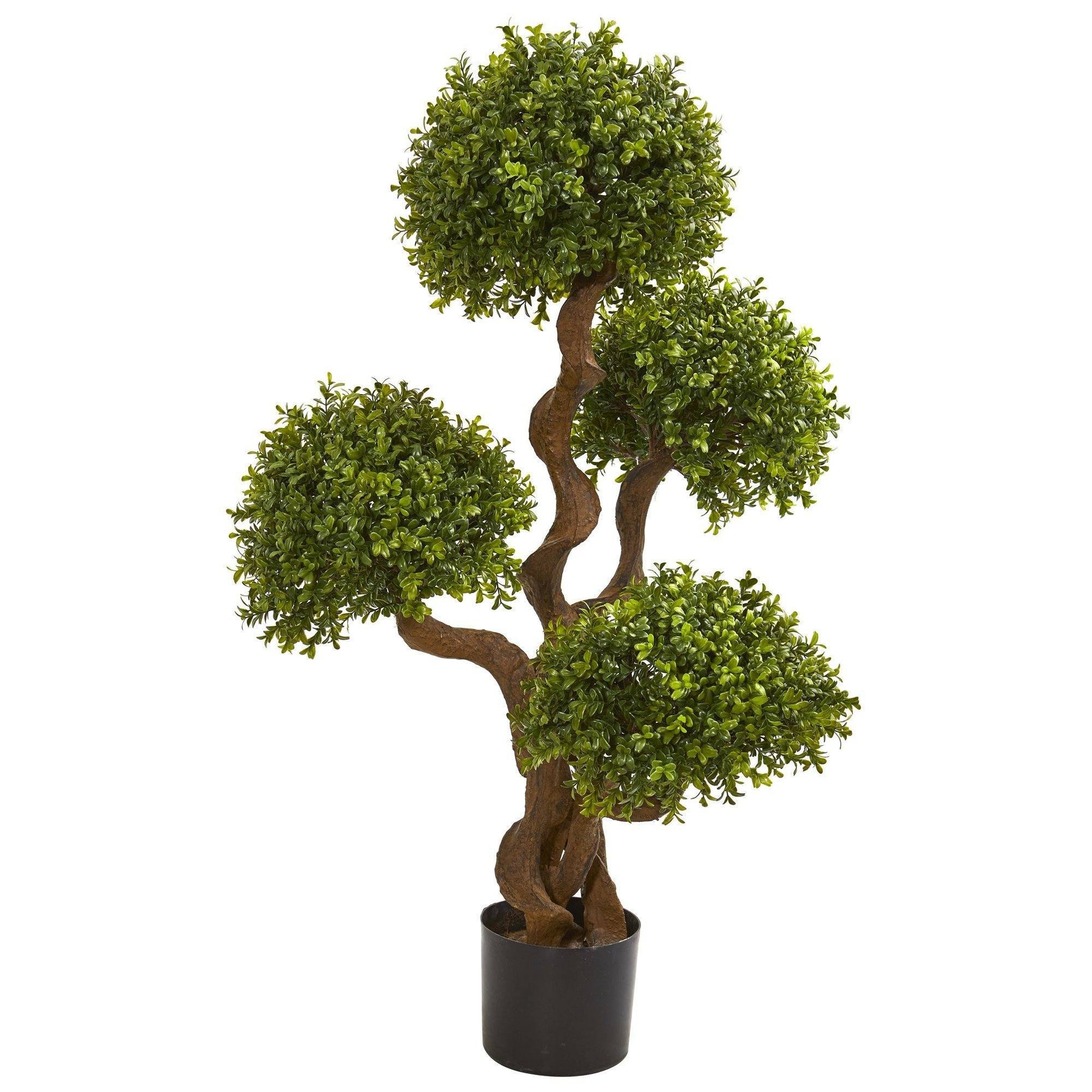 3.5’ Four Ball Boxwood Artificial Topiary Tree - Tampa Home & Garden Store